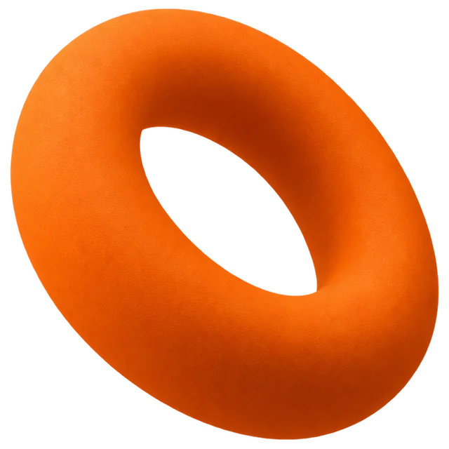 En tjock orange ring